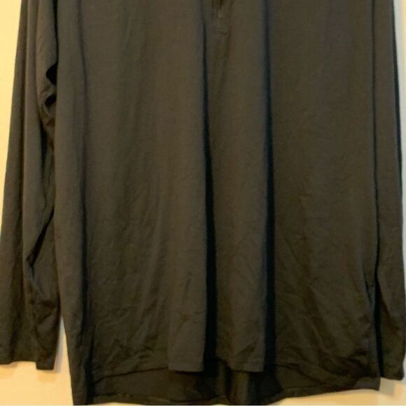 HURLEY Qarter Zip Men’s XXL Tall Black Light Weight Pull Over Jacket. - Picture 4 of 10